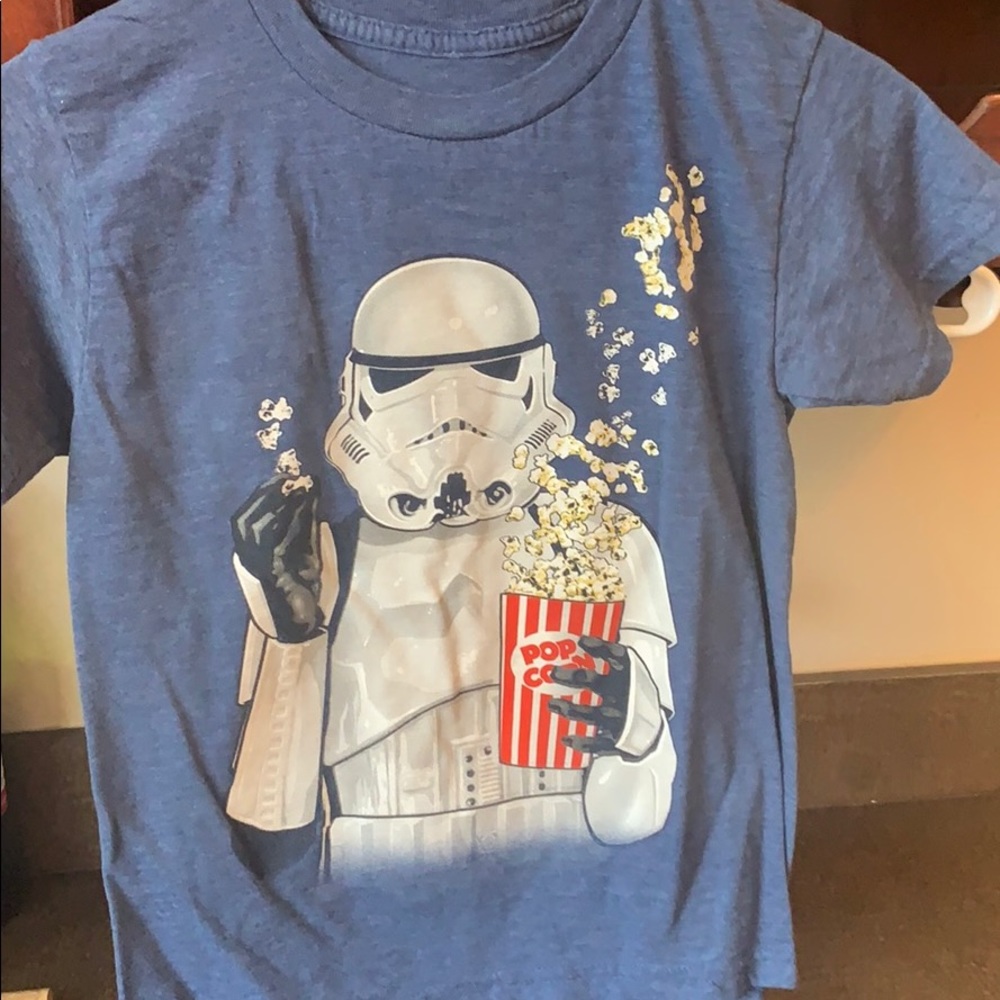 Star-wars boy shirt size XS fitted my 7/8 year old